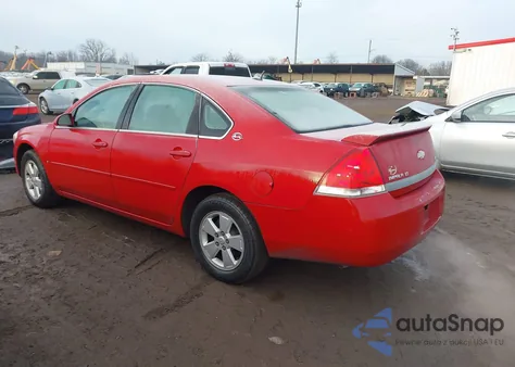 2007 Chevrolet Impala Lt из США, поврежденный, VIN 2G1WT58K779135814